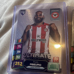 Panini Adrenalyn XL Ultimate Premier League 3 Card Lot Mbeumo Milenković Gordon1