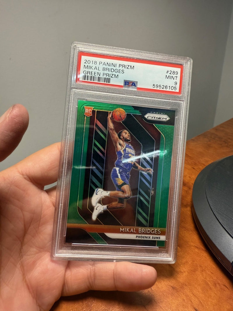 2018 Panini Mikal Bridges Green Prizm1