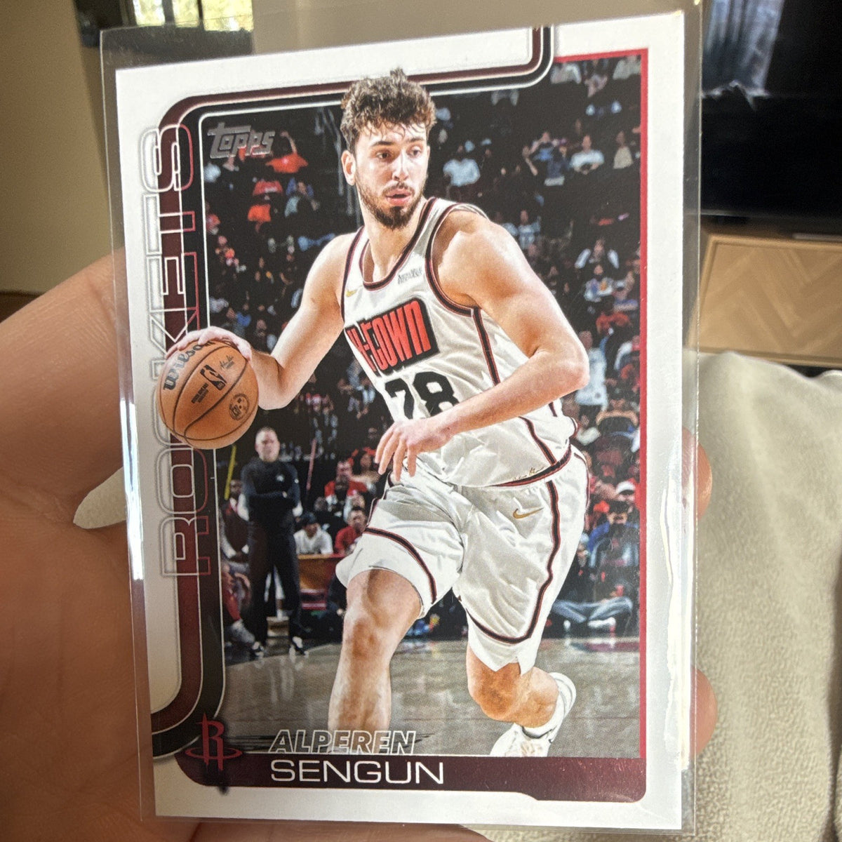 Topps Rookie Alperen Sengun Houston Rockets #180 2024 25 Basketball Card0