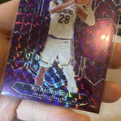 2023 24 Panini Mosaic Rui Hachimura Purple Prizm 45/99 Lakers #983