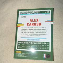 Panini Donruss Optic 2023-24 Alex Caruso #58 Chicago Bulls Serial 15/881