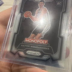 Panini Prizm Basketball 2023 24 Victor Wembanyama Rookie Monopoly 81 Spurs3