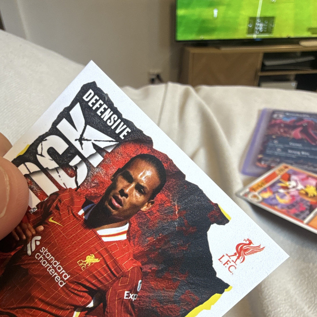 Topps Virgil van Dijk Defensive Rock Match Attax Liverpool FC #84 98 DEF2