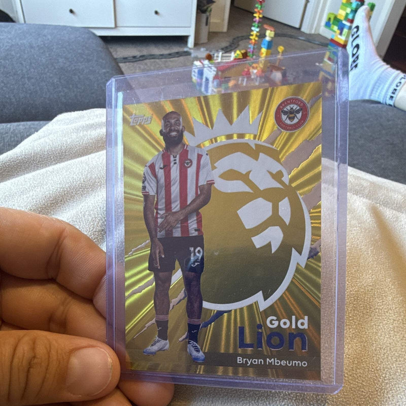 Bryan Mbeumo Gold Lion GL 4 Topps Premier League 2025/26 Brentford0