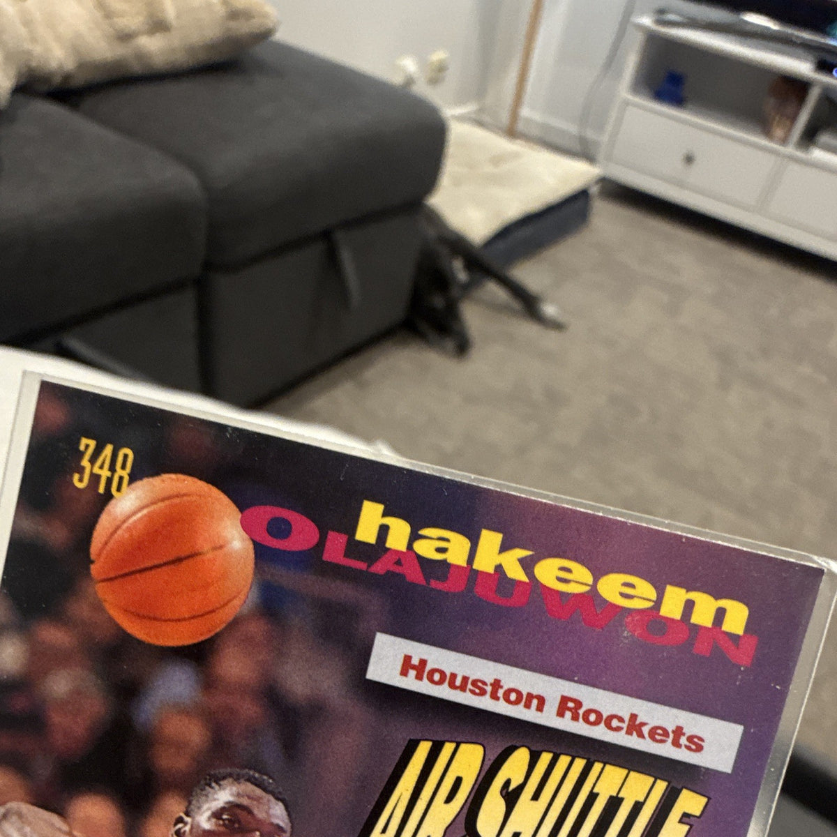 Topps Frequent Flyers Topps Stadium Club 1993 94 Hakeem Olajuwon #3482