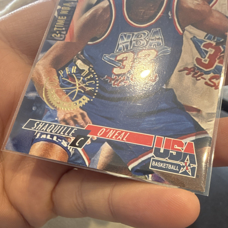 Upper Deck 1994 USA Basketball Shaquille O'Neal 2 Time All Star #51 GOLD MEDAL4