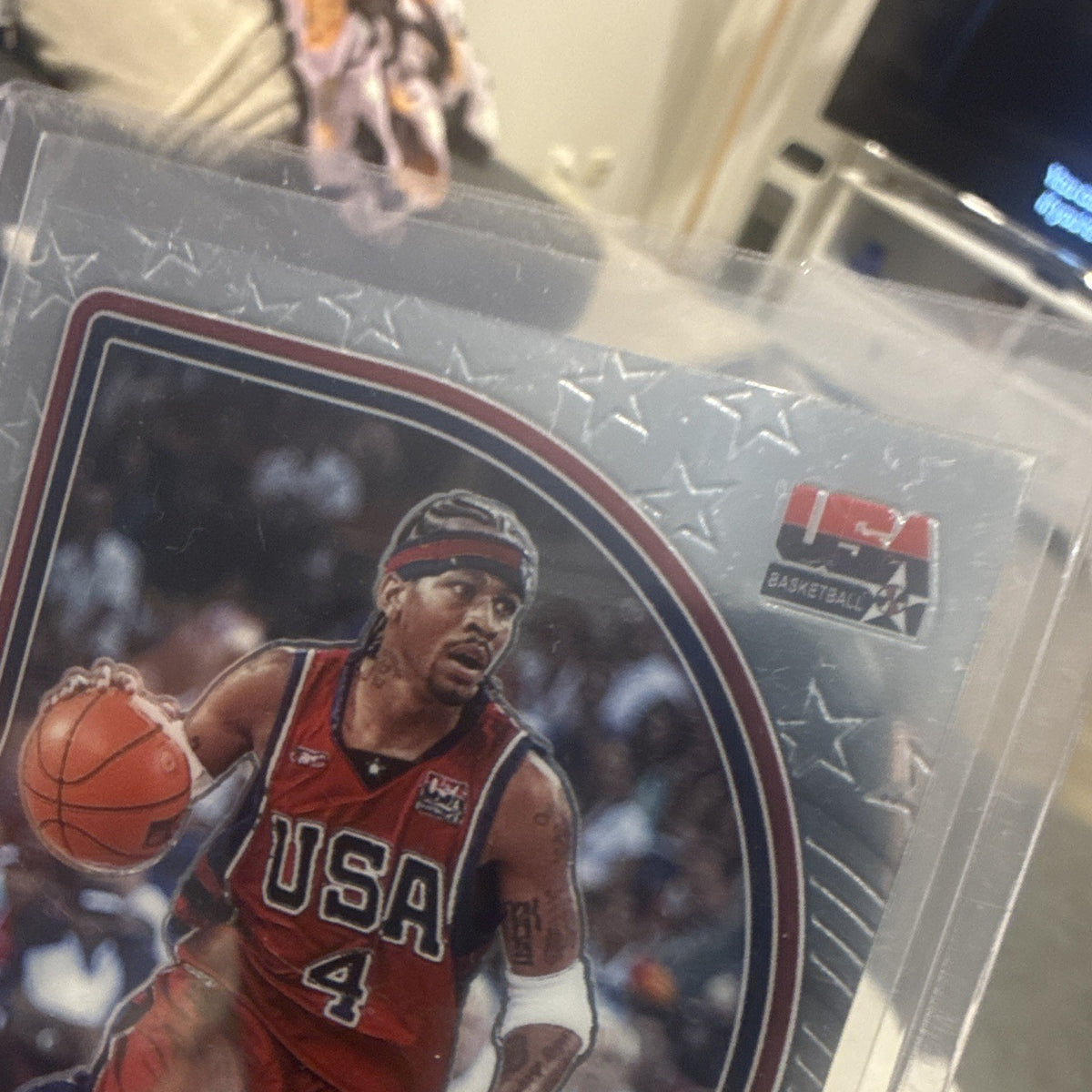 Panini Prizm 2020 21 USA Basketball Allen Iverson Prizm No. 12