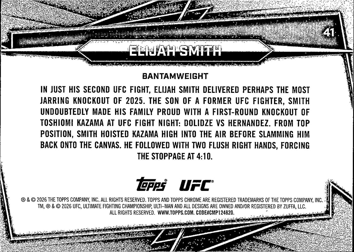 Elijah Smith Numbered 49/275 RC Near Mint 411
