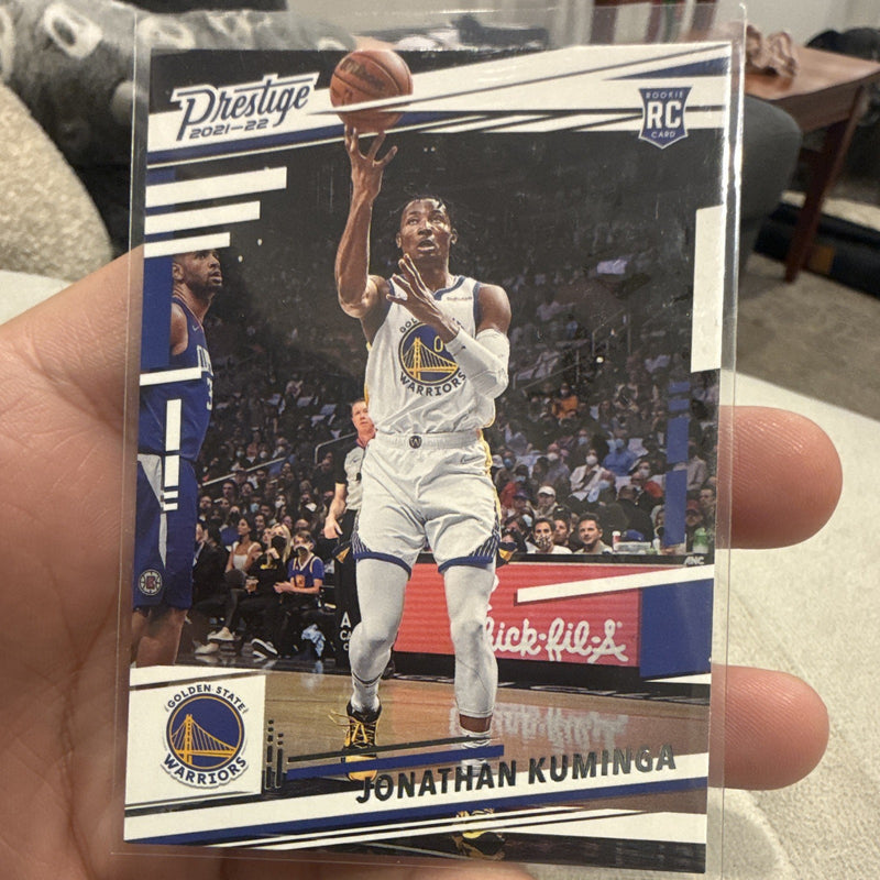 Panini 2021 22 Chronicles Prestige Basketball Jonathan Kuminga RC 55 Warriors0