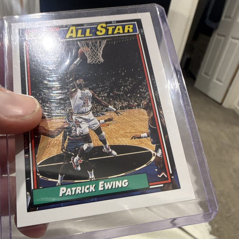 Topps 1991 92 NBA All Star Insert #121 Patrick Ewing Trading Card3
