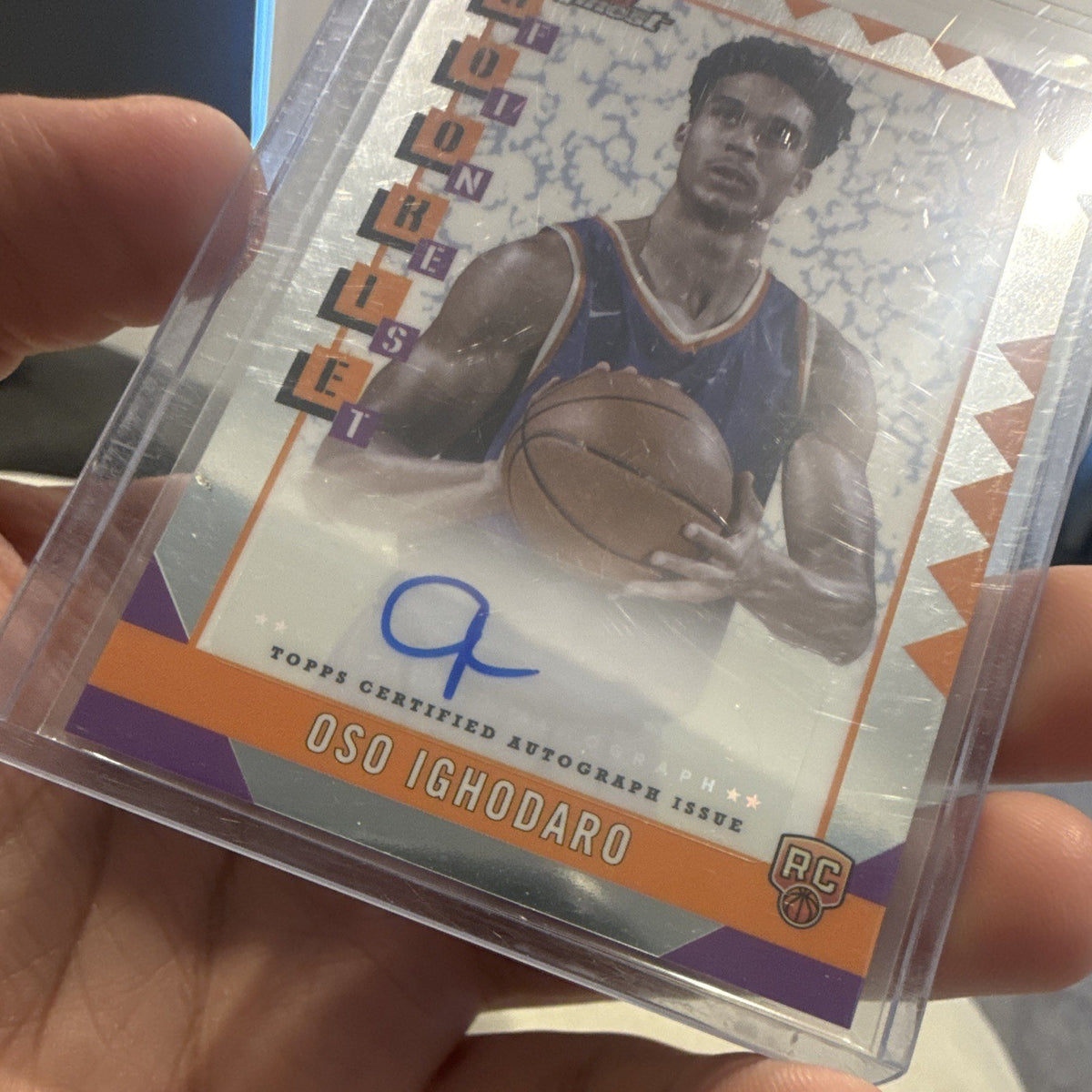 Topps Finest Basketball 2024 25 Oso Ighodaro Rookie Finest Auto RFA 012