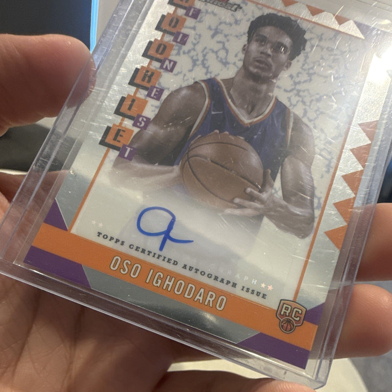 Topps Finest Basketball 2024 25 Oso Ighodaro Rookie Finest Auto RFA 012