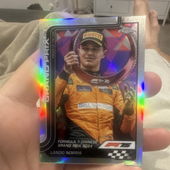 Topps Chrome Formula 1 Lando Norris Driver of the Day Refractor 1260