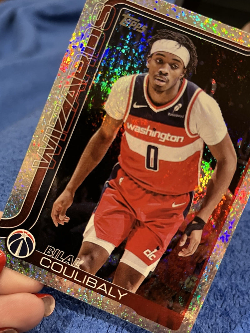 Topps Chrome Bilal Coulibaly Silver Washington Wizards 95 2024 251