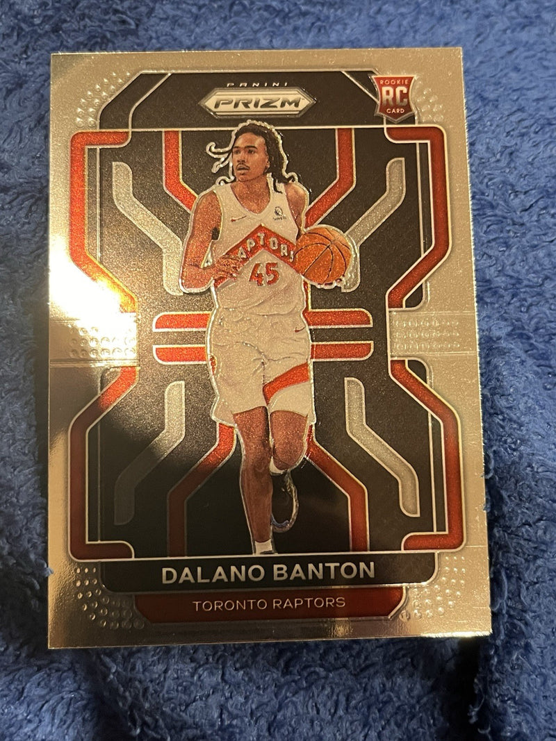 Panini Prizm 2021 22 Dalano Banton Rookie RC #328 Toronto Raptors1