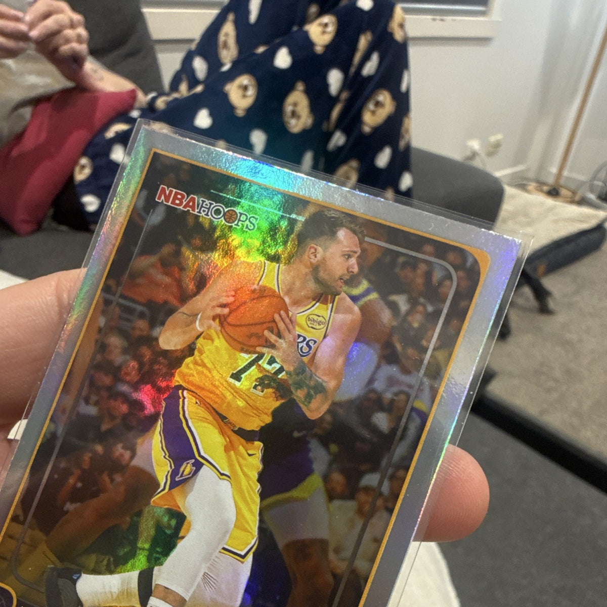 Topps NBA Hoops Luka Dončić Los Angeles Lakers Parallel/Variety No. 82