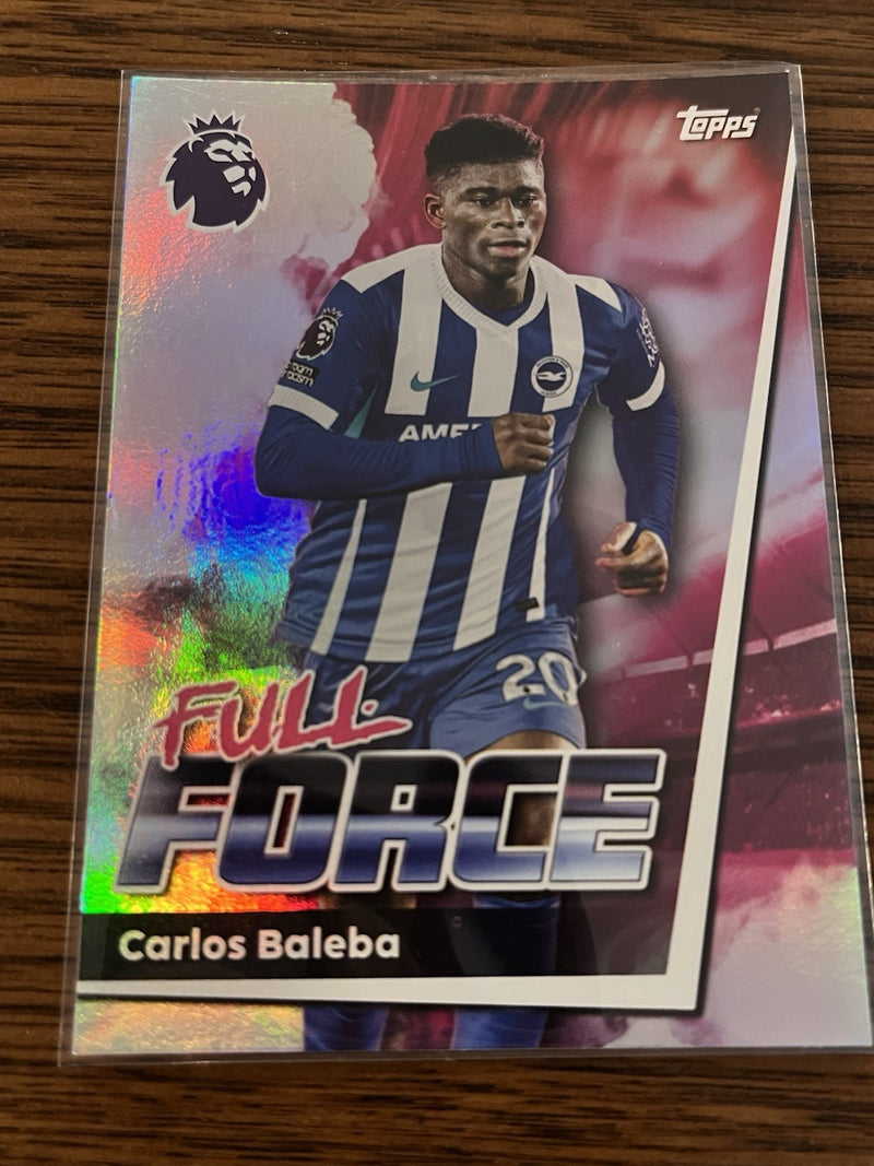 Carlos Baleba Full Force Insert #89 Topps Premier League 2025/26 Brighton1