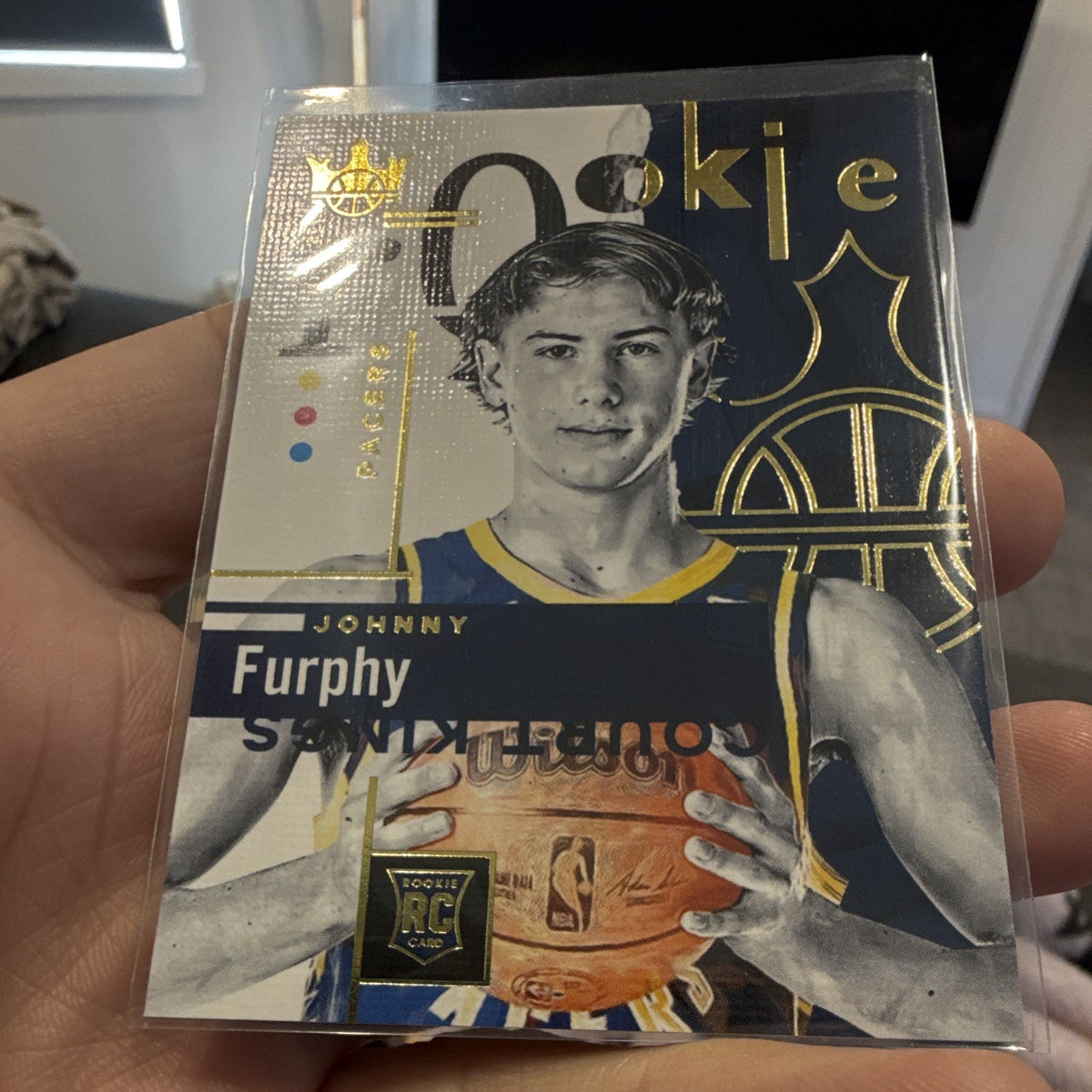 Panini 2024-25 Court Kings Johnny Furphy Rookies I #128 Rookie Pacers1