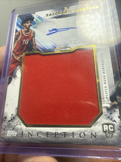 2024 25 Topps Inception Zaccharie Risacher Rookie Jumbo Relic Auto RJR ZR1