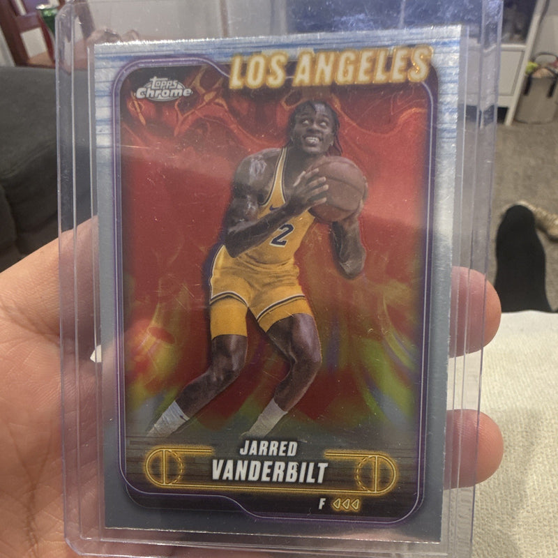 Topps Jarred Vanderbilt Parallel/Variety Topps Chrome Lakers 27 20250