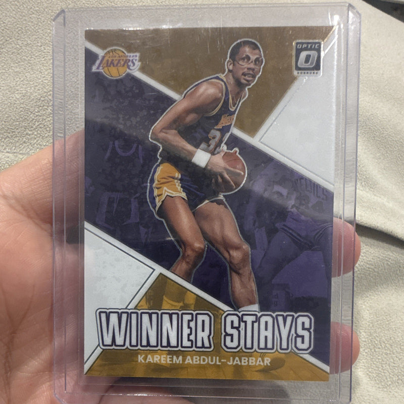Panini Kareem Abdul Jabbar 2022 23 Donruss Optic Winner Stays #17 Lakers0