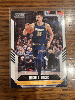 Panini 2021 22 Chronicles Score Nikola Jokić Base Set #142 Denver Nuggets1