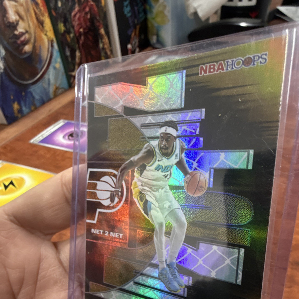 Topps Pascal Siakam Net 2 Net Insert NBA Hoops 2025 NTN 25 Pacers Basketball1