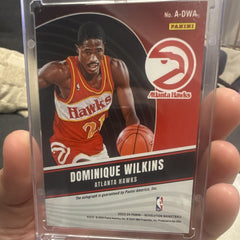 Panini 2023 24 Revolution Basketball Dominique Wilkins Hawks Auto Insert A DWA1