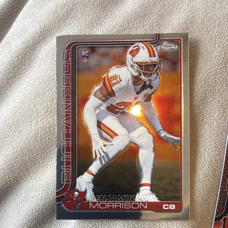 Benjamin Morrison Rookie Topps Chrome 2025 Tampa Bay Buccaneers 3550