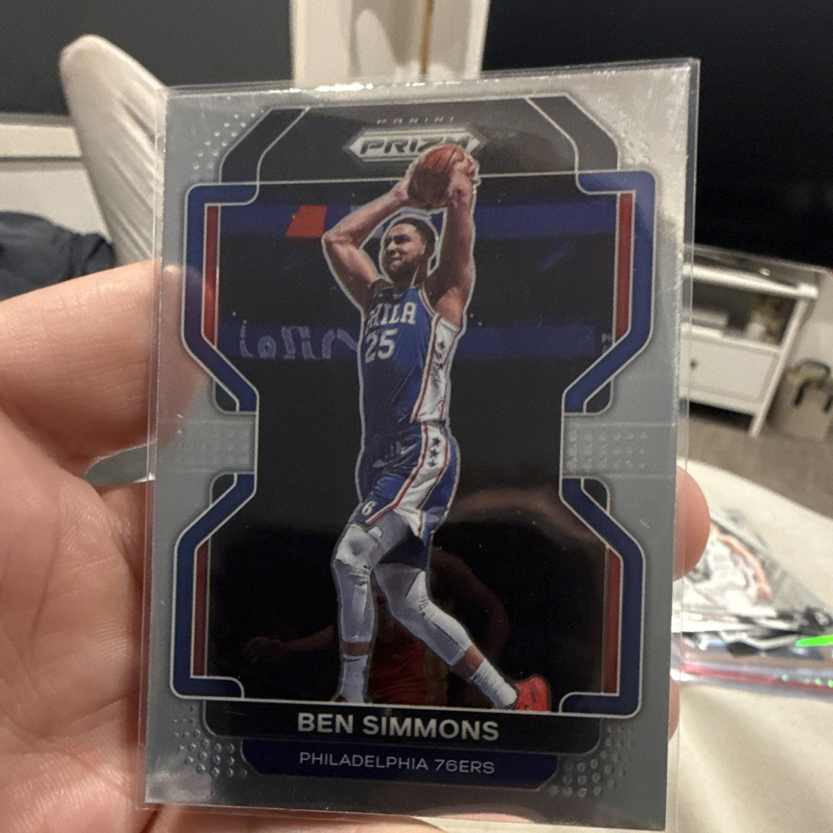 Panini Ben Simmons Base Set 2021-22 Prizm Basketball 199 Philadelphia 76ers2