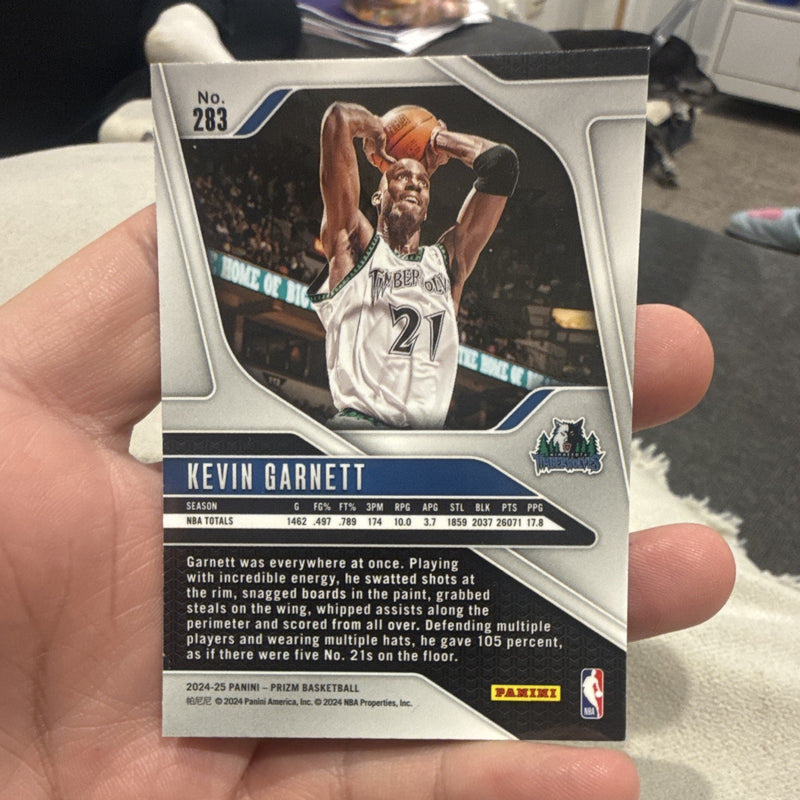 Panini Prizm 2024 25 Kevin Garnett Legends Insert 283 Timberwolves1