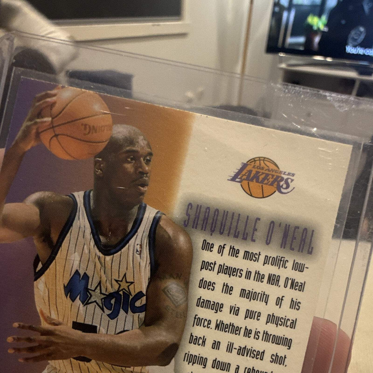 Fleer Ultra 1996 97 Shaquille O'Neal On the Block Insert #135 Magic2