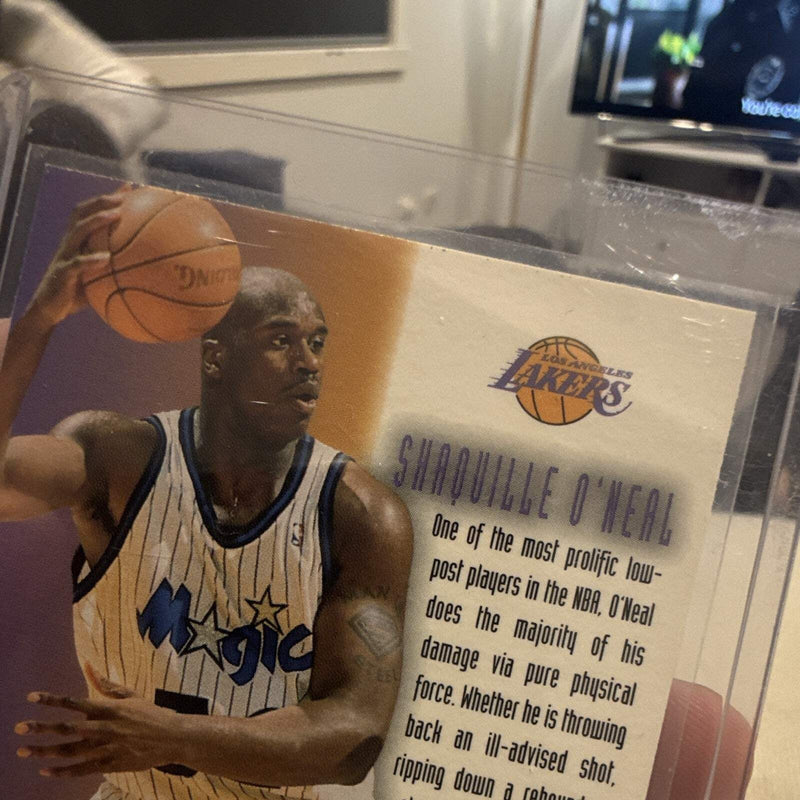 Fleer Ultra 1996 97 Shaquille O'Neal On the Block Insert #135 Magic2