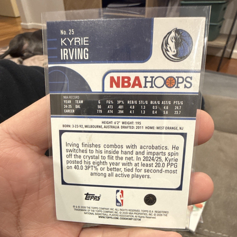 NBA Hoops Kyrie Irving Dallas Mavericks 2024 25 Parallel/Variety No. 251