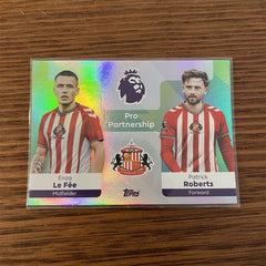 Topps Premier League Pro Partnership Enzo Le Fée Patrick Roberts Sunderland 3700