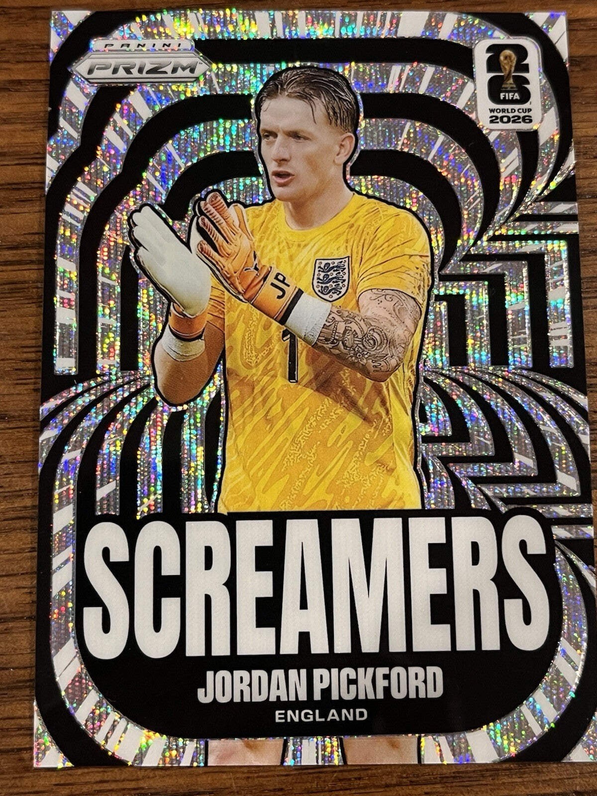 Panini Prizm FIFA World Cup 2026 Screamers No. 2 Jordan Pickford England1