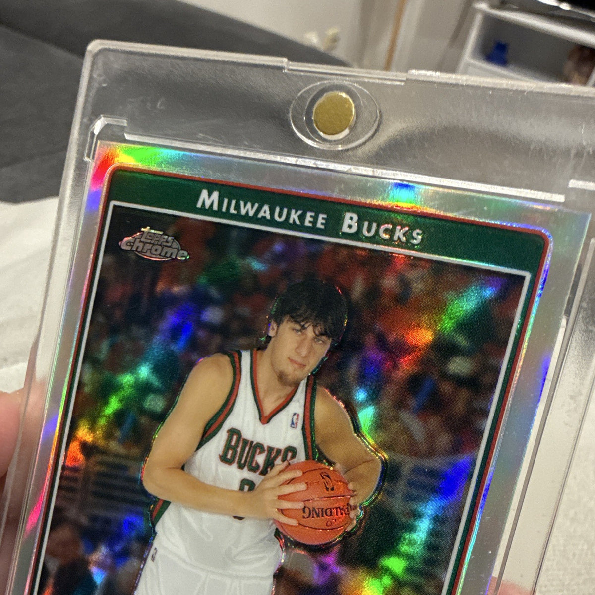 Topps Chrome Andrew Bogut Refractor #113 Milwaukee Bucks 20071