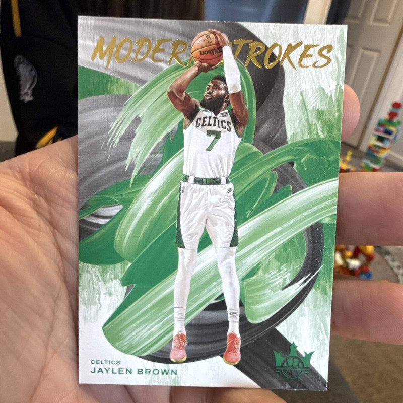 Panini 2021 22 Court Kings Jaylen Brown Celtics Modern Strokes Insert No. 240