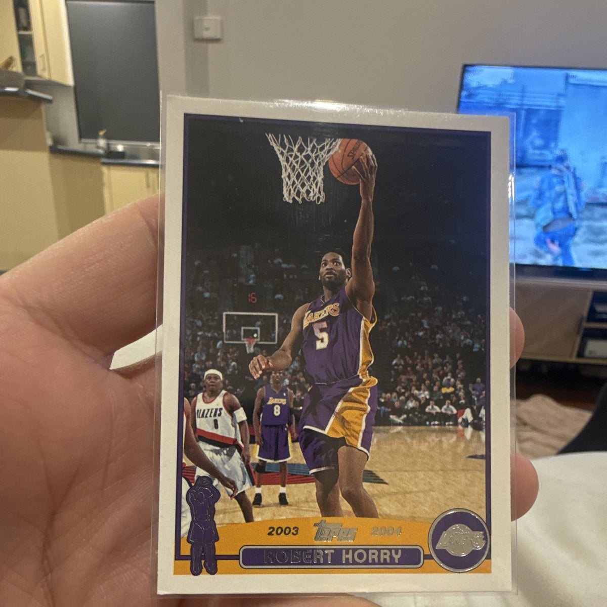 Topps 2003 04 Robert Horry Base Set Los Angeles Lakers Trading Card 1220