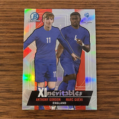 Topps Bowman Chrome UEFA U21 XInevitables XI 17 Gordon, Guéhi England0