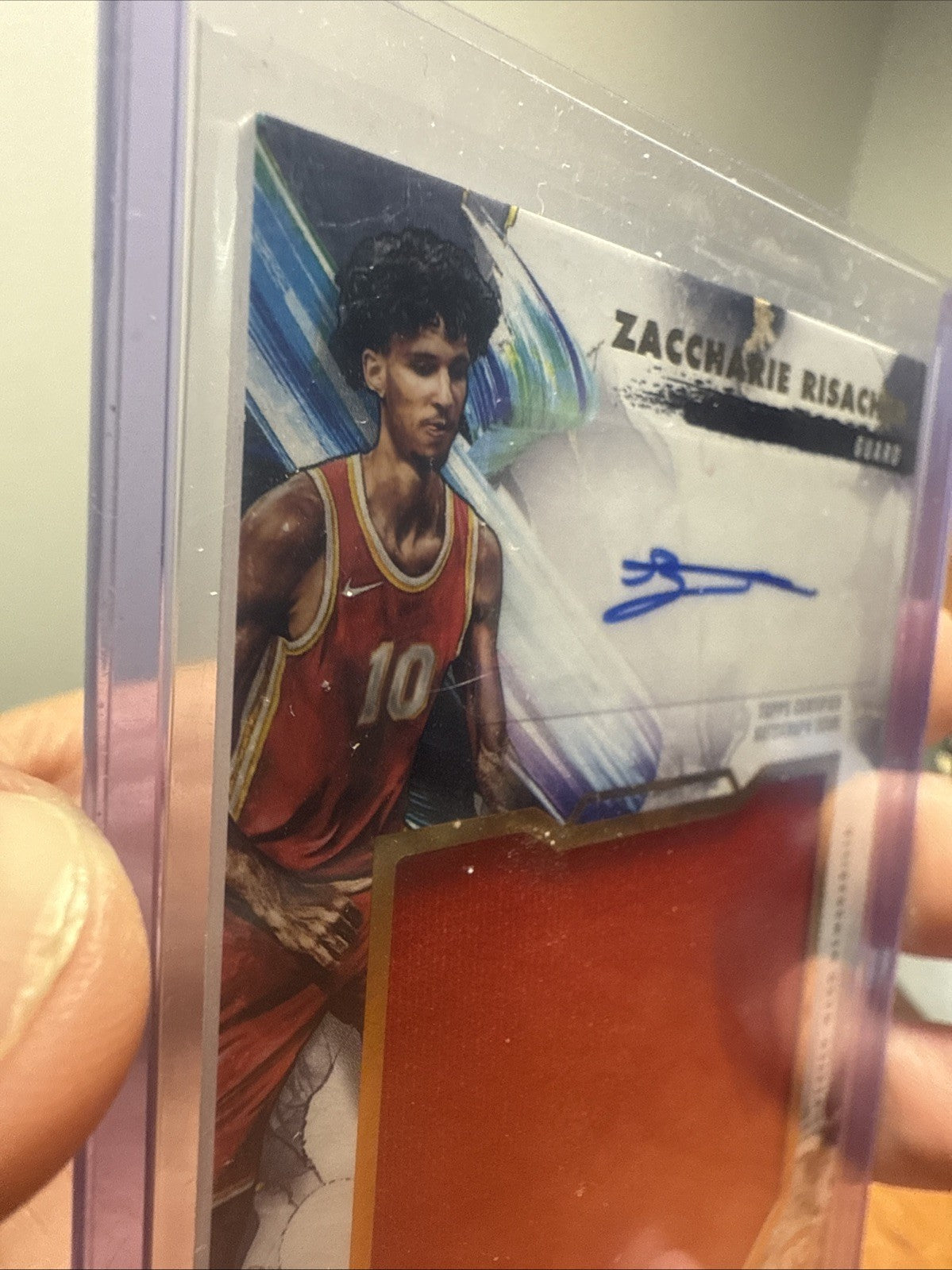 2024 25 Topps Inception Zaccharie Risacher Rookie Jumbo Relic Auto RJR ZR4
