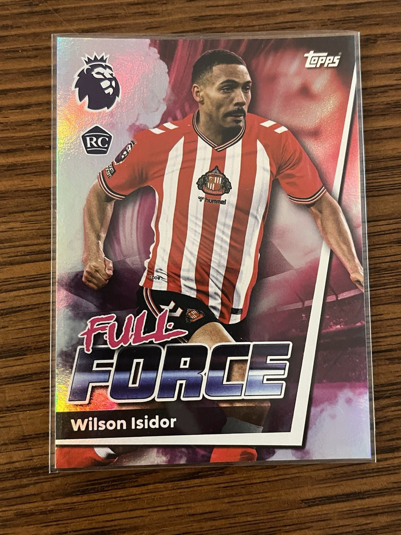 Wilson Isidor Full Force RC Topps Premier League 2025/26 Insert #3591