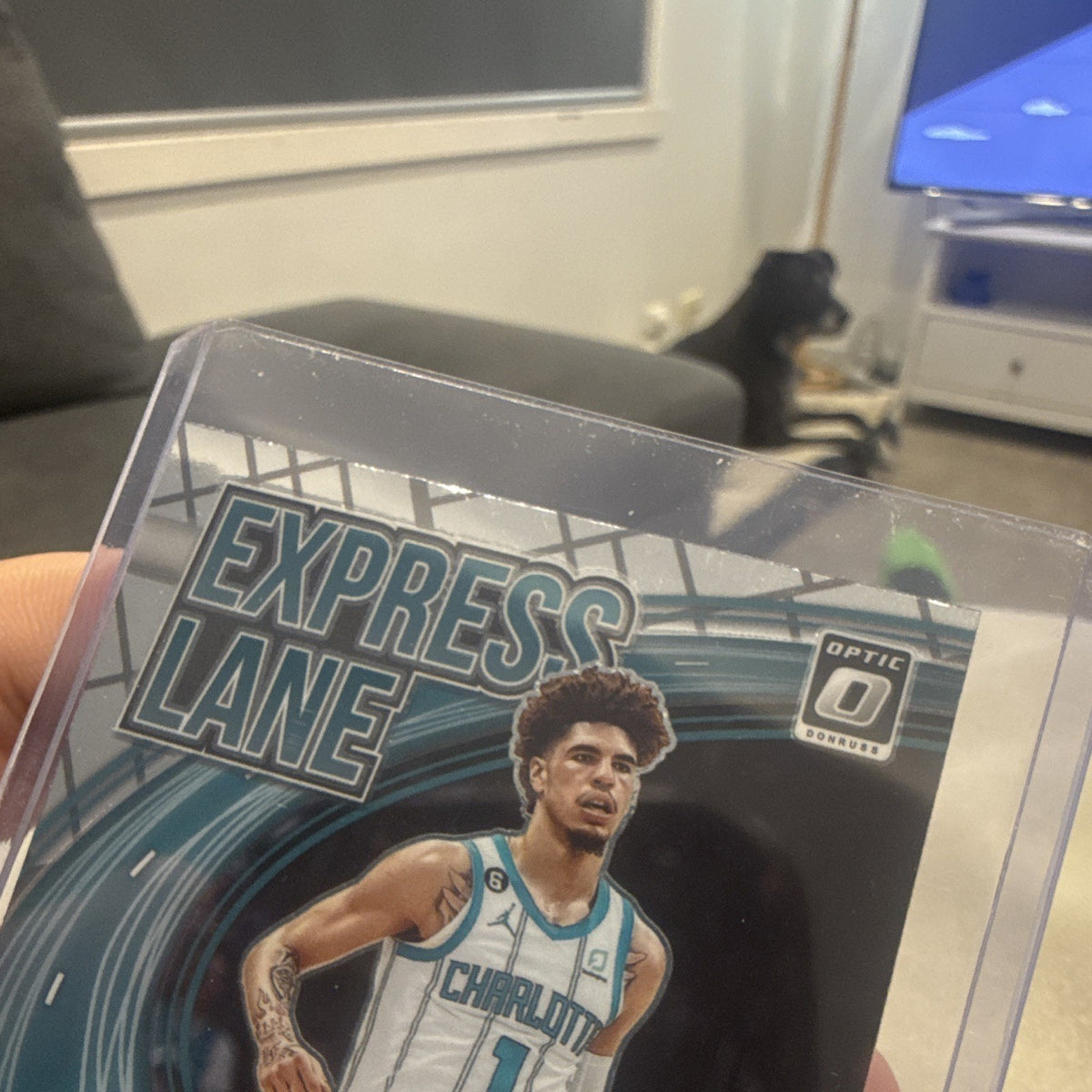 Panini LaMelo Ball Express Lane 2022 23 Donruss Optic Hornets No. 112
