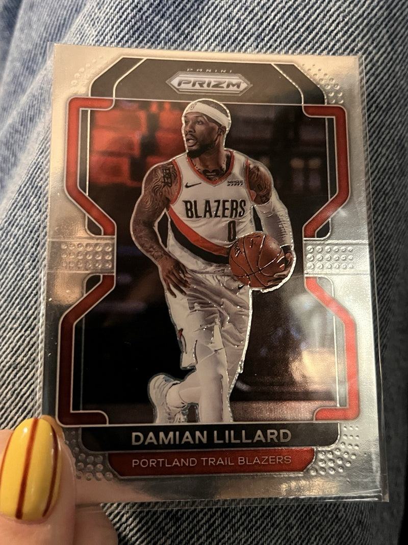 Panini Prizm Basketball 2020-21 Damian Lillard Base 116 Trail Blazers1