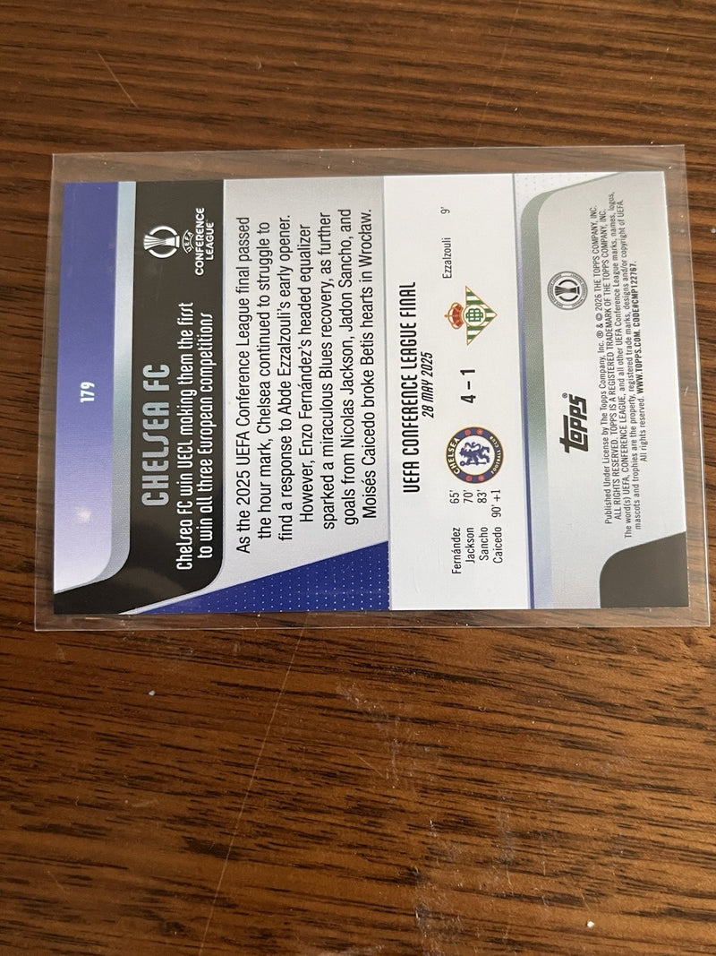 Topps Base Set UEFA Conference League Final 2024/25 Chelsea FC #1792