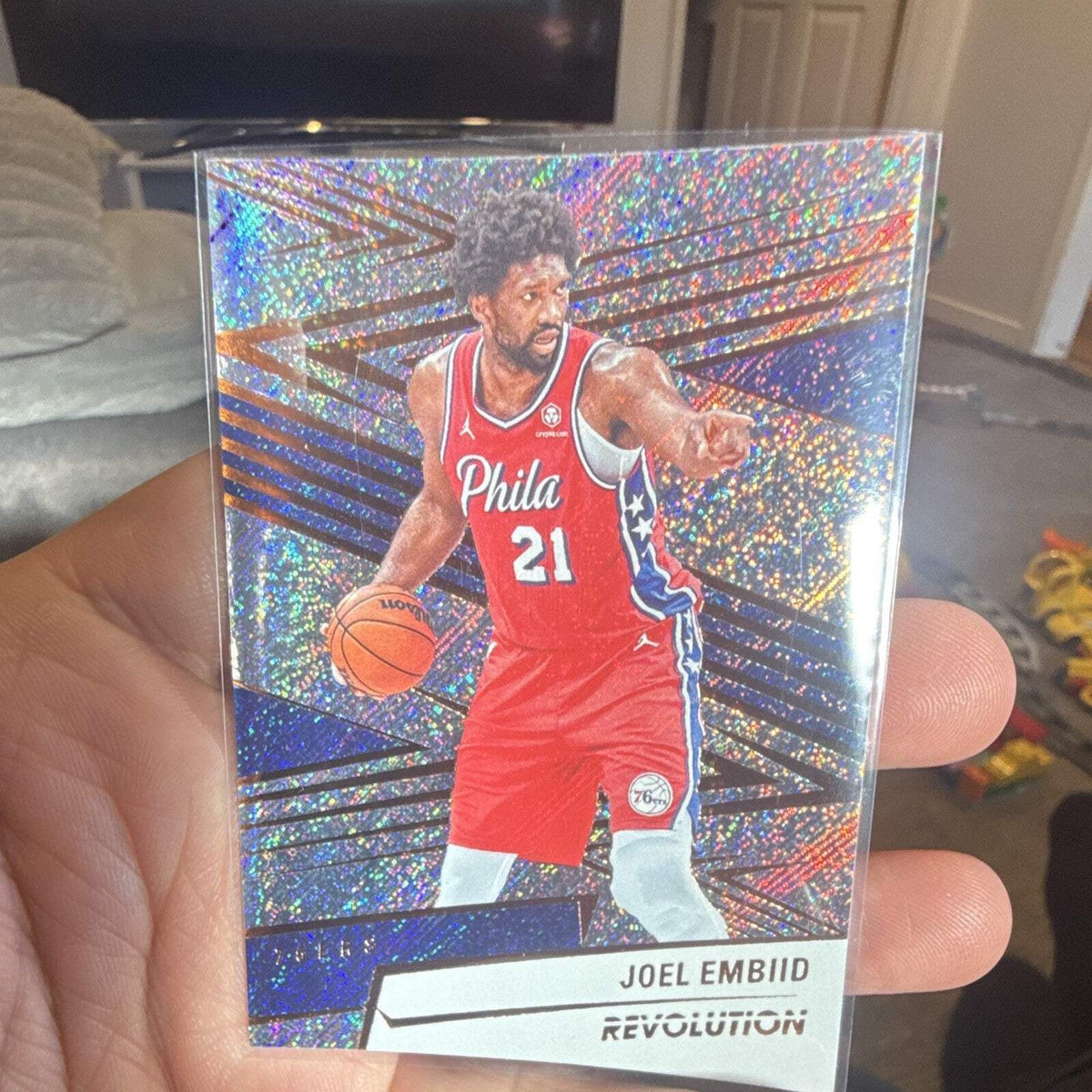 Panini 2024 25 Revolution Basketball Joel Embiid Philadelphia 76ers #38 Parallel2