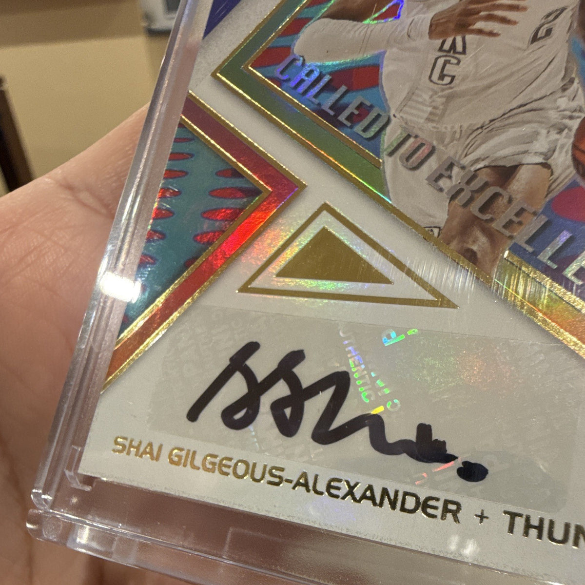 Panini Recon 2021 22 Shai Gilgeous Alexander Called to Excellence Auto /355
