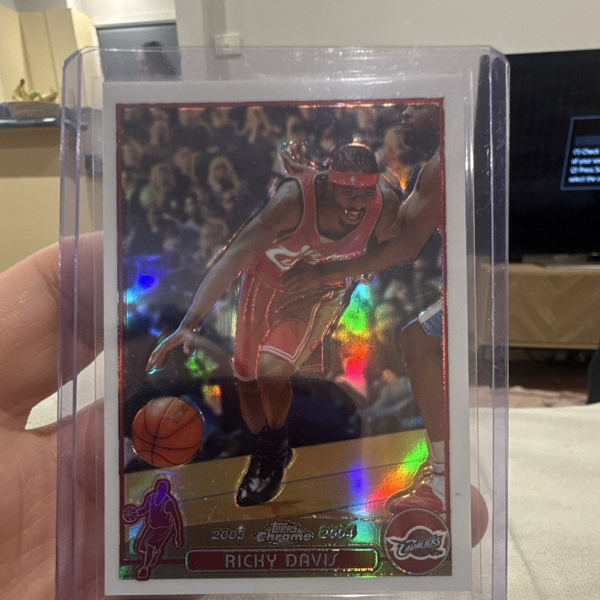 Topps 2003 04 Topps Chrome Ricky Davis Cleveland Cavaliers #55 Refractor0