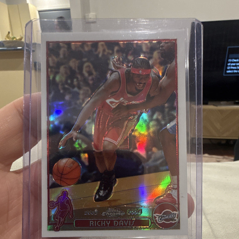 Topps 2003 04 Topps Chrome Ricky Davis Cleveland Cavaliers #55 Refractor0