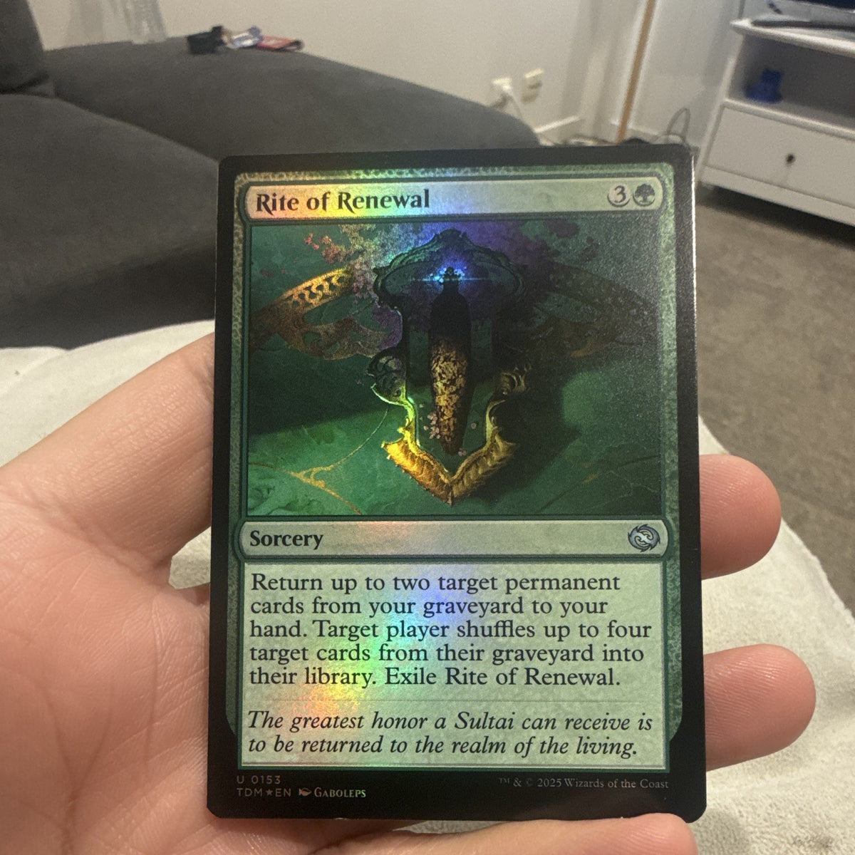 Rite of Renewal Foil Uncommon Tarkir: Dragonstorm 0153 Sorcery MTG0